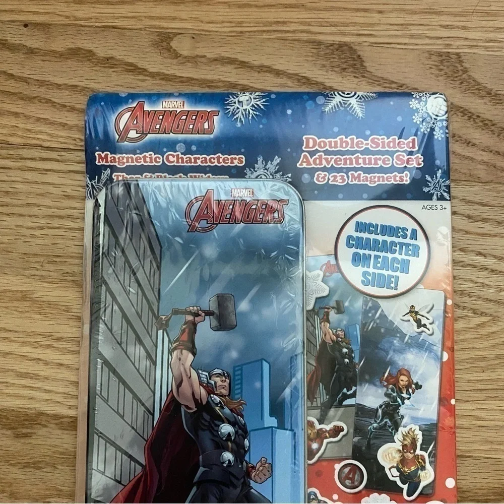 Avengers Double Sided Adventure Magnet Characters Set NEW Christmas Thor Captain